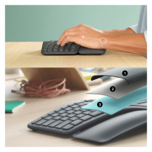 „Logitech ERGO K860“ klaviatūra „Logitech ERGO K860“ klaviatūra