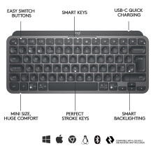 Logitech Master MX Keys Mini keyboard Logitech Master MX Keys Mini keyboard