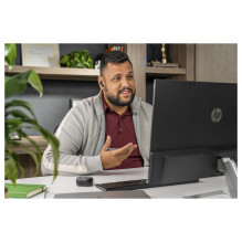 HP Poly Voyager Free 60+ UC M Carbon Black Earbuds +BT700 USB-C Adapter +Touchscreen Charge Case