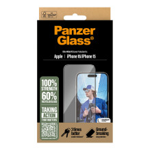 PanzerGlass ® Screen Protector iPhone 16, 15, Ultra-Wide Fit