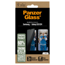 „PanzerGlass ®“ dvipusis privatumo ekrano apsauginis dėklas „Samsung Galaxy S25“, „S24“, itin plataus kampo