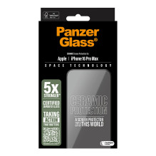 PanzerGlass ® Ceramic Screen Protector iPhone 16 Pro Max, Ultra-Wide Fit w. EasyAligner