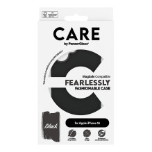 „PanzerGlass CARE™ by ®“ dėklas, juodas, su „MagSafe iPhone 16“ mobiliojo telefono dėklu „PanzerGlass CARE™ by ®“ dėklas, juodas, su „MagSafe iPhone 16“ mobiliojo telefono dėklu