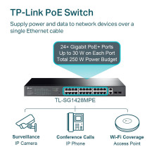 TP-Link TL-SG1428PE tinklo komutatorius