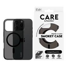 PanzerGlass CARE™ by ® Smokey Case w. Black MagSafe iPhone 16 Pro mobile phone case PanzerGlass CARE™ by ® Smokey Case w. Black MagSafe iPhone 16 Pro mobile phone case
