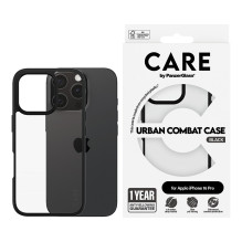 PanzerGlass CARE™ by ® Urban Combat Case Transparent w. Black Frame iPhone 16 Pro mobile phone case PanzerGlass CARE™ by ® Urban Combat Case Transparent w. Black Frame iPhone 16 Pro mobile phone case