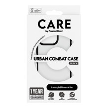 PanzerGlass CARE™ by ® Urban Combat Case Transparent w. Black Frame iPhone 16 Pro mobile phone case PanzerGlass CARE™ by ® Urban Combat Case Transparent w. Black Frame iPhone 16 Pro mobile phone case