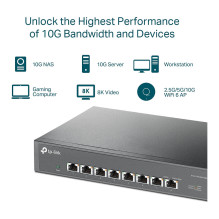 TP-Link TL-SX1008 tinklo komutatorius