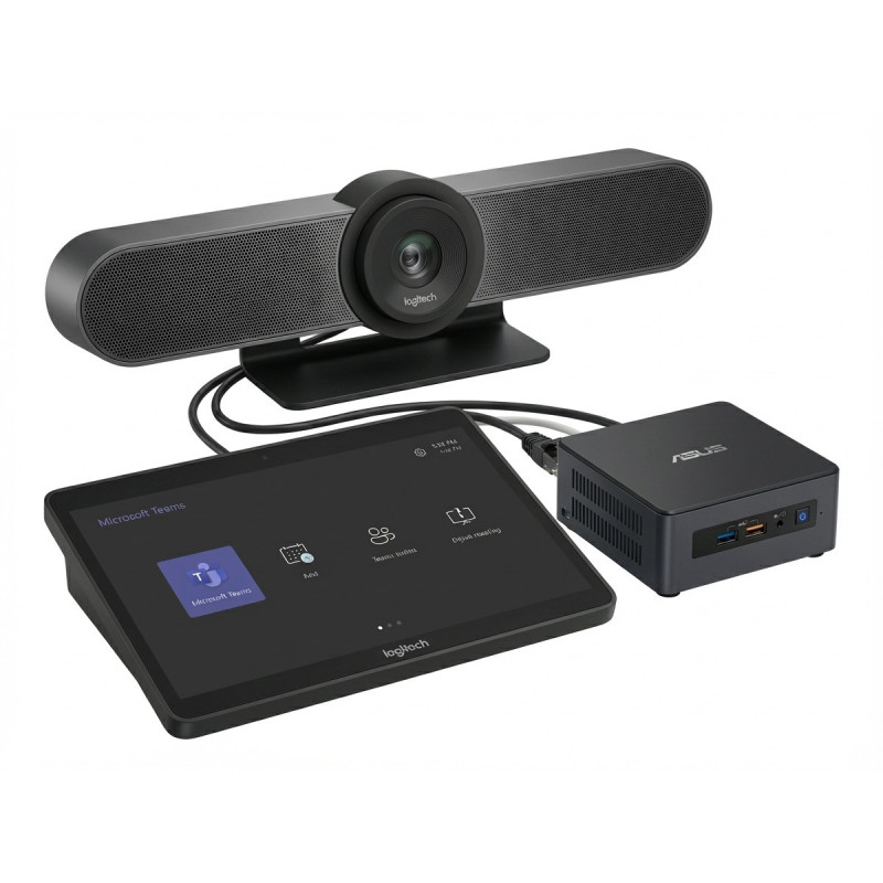 Logitech Bundle Tap Controller wired with Cat5e Kit+MeetUp Conference camera+AIS Intel Core i5-1350P+V kit