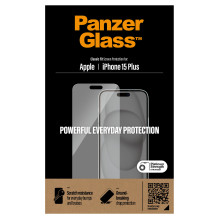 PanzerGlass ® Screen Protector iPhone 15 Plus, Classic Fit