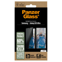 PanzerGlass ® 2-Way Privacy Screen Protector Samsung Galaxy S25 Ultra, Ultra-Wide Fit