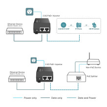 TP-Link Omada POE260S PoE adapter TP-Link Omada POE260S PoE adapter