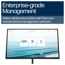 HP Poly Studio V12 USB vaizdo juosta be maitinimo šaltinio