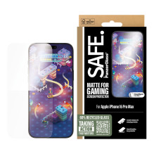 PanzerGlass SAFE. by ® Gaming Screen Protector iPhone 16 Pro Max, Ultra-Wide Fit