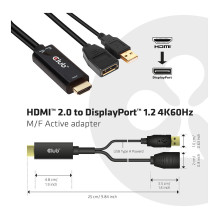 CLUB3D CAC-1331 video cable adapter