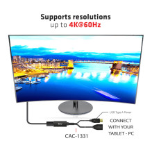 CLUB3D CAC-1331 video cable adapter