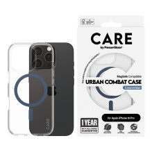 „PanzerGlass CARE™ by ® Urban Combat“ dėklas, skaidrus, su mėlynu „MagSafe“ dėklu, skirtas „iPhone 16 Pro“ mobiliajam te „PanzerGlass CARE™ by ® Urban Combat“ dėklas, skaidrus, su mėlynu „MagSafe“ dėklu, skirtas „iPhone 16 Pro“ mobiliajam te