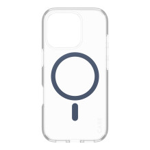 PanzerGlass CARE™ by ® Urban Combat Case Transparent w. Blue MagSafe iPhone 16 Pro mobile phone case