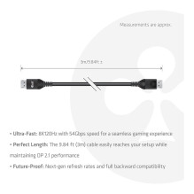 CLUB3D CAC-1093 DisplayPort cable