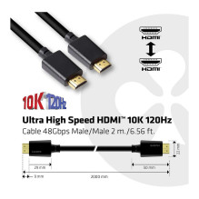 CLUB3D CAC-1372 HDMI kabelis