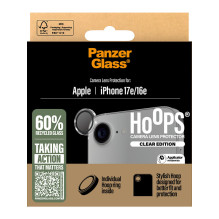 PanzerGlass ® Hoops® Camera Lens Protector Transparent iPhone 17e, 16e