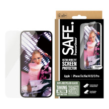 PanzerGlass SAFE. by ® Screen Protector iPhone 17e, 16e, 14, 13, 13 Pro, Ultra-Wide Fit w. EasyAligner