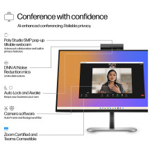 HP serijos 5 Pro 23,8 colio FHD USB-C konferencijų monitorius – 524 pm kompiuterio monitorius