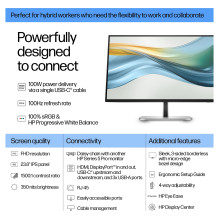 HP Series 5 Pro 23.8 inch FHD USB-C Monitor - 524pu computer monitor