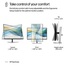 HP 5 serijos „Pro“ 23,8 colio FHD USB-C monitorius – 524pu kompiuterio monitorius