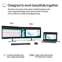 HP Series 5 Pro 23.8 inch FHD USB-C Monitor - 524pu computer monitor