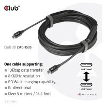 CLUB3D CAC-1535 USB laidas