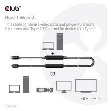 CLUB3D CAC-1535 USB laidas