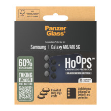 PanzerGlass ® Hoops® Camera Lens Protector Black Samsung Galaxy A16, A16 5G