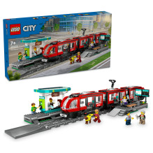 LEGO City miesto centro tramvajus ir stotis LEGO City miesto centro tramvajus ir stotis