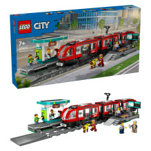 LEGO City miesto centro tramvajus ir stotis LEGO City miesto centro tramvajus ir stotis