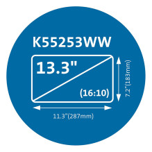 Kensington K55253WW ekrano privatumo filtras Kensington K55253WW ekrano privatumo filtras