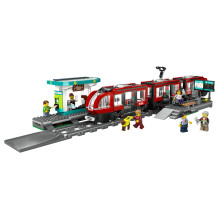 LEGO City miesto centro tramvajus ir stotis LEGO City miesto centro tramvajus ir stotis