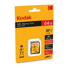 Kodak SDXC 64GB Class10 U3...