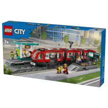 LEGO City miesto centro tramvajus ir stotis LEGO City miesto centro tramvajus ir stotis