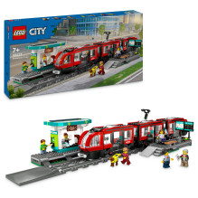 LEGO City miesto centro tramvajus ir stotis LEGO City miesto centro tramvajus ir stotis