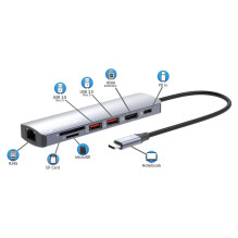 Manhattan 153966 laptop dock / port replicator