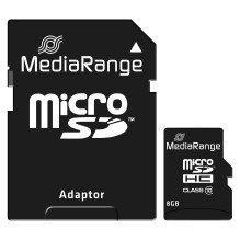 „MediaRange“ 8 GB „microSDHC“ „MediaRange“ 8 GB „microSDHC“