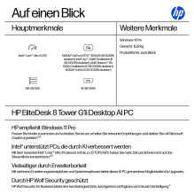 HP ELITEDESK 8 TWR G1I U5-235 HP ELITEDESK 8 TWR G1I U5-235