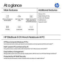 HP EliteBook 6 G1i dirbtinis intelektas