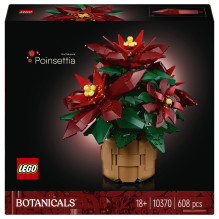 LEGO Botanicals puansetija LEGO Botanicals puansetija