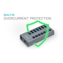 „i-tec U3CHARGEHUB7“ mobiliųjų įrenginių įkroviklis