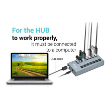 i-tec U3CHARGEHUB7 mobile device charger