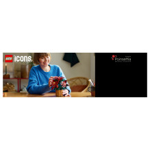 LEGO Botanicals puansetija LEGO Botanicals puansetija