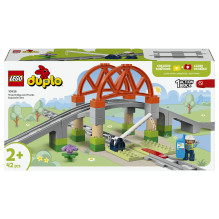LEGO DUPLO Train Bridge and Tracks Expansion Set
