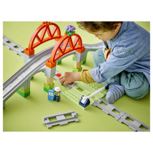 LEGO DUPLO Train Bridge and Tracks Expansion Set